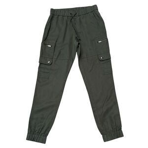 NWT Banana Republic Factory Soft Cargo Jogger Tencel Steel Green Size XS